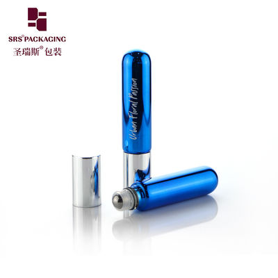 comprar Recipiente Roll-On Azul Vazio de 6ml Sem Vazamento para Amostra de Perfume e Óleo Essencial Fabricação em linha