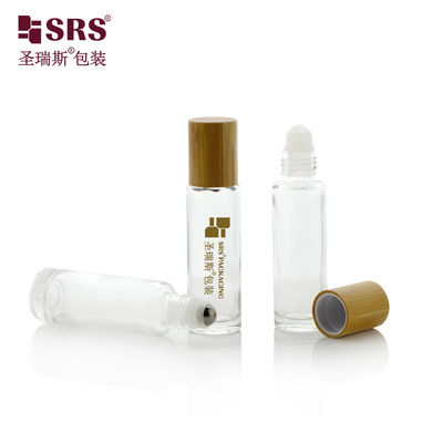 Αγορά Σετ φιαλών roll-on τοίχου 15ml με γυαλί και μπαμπού καπάκι για αιθέρια έλαια διαδικτυακή κατασκευή