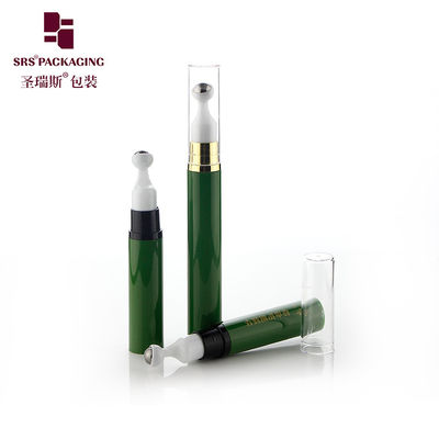 Buy Green Colored Roller Bottle with Airless Pump Applicator 10ml 12ml 15ml  Eye Care Packaging Manufacture online manufacture