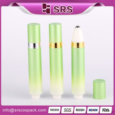 Buy new desigh 1/3oz 10ml eye cream eye roll on bottle with outer spring pump online manufacture