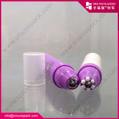 kaufen 1/3 oz 10 ml neues Design, ailess gepresste äußere Roll-on-Flasche mit 6 Blumen für Augencreme Online-Herstellung