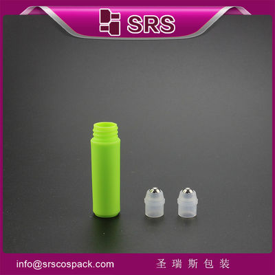 Beli Green Plastic Roll On Bottle with Secure Seal Pharmaceutical Grade Leakproof 5ml Perfume Roller Bottle pembuatan online