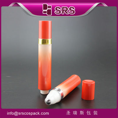 comprar srs embalaje rollo de plástico rojo de alta calidad en botella para gel para ojos Fabricación en línea