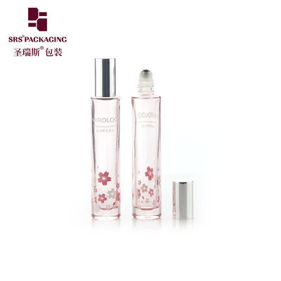 Beli GB1-15ml Botol Rol Kaca Bottom tebal cetakan Kemasan Kosmetik Tutup Aluminium pembuatan online