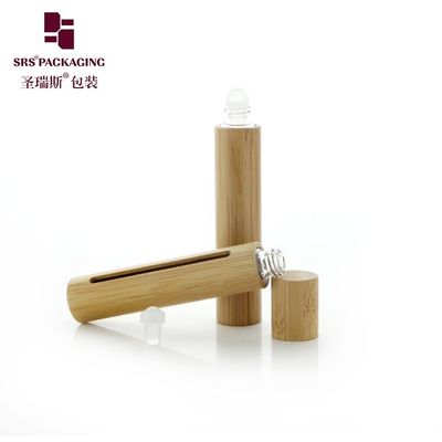 comprare BG(G)-10ML Flacone Roller Vuoto in Bambù Materiale in Vero Legno di Bambù per Olio Essenziale con Sfera Applicatrice in Vetro con Finestra fabbricazione online