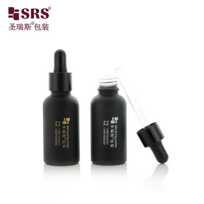 comprar Garrafa de vidro de plástico preto 5ml 10ml 15ml 20ml 30ml 50ml 100ml Para óleo Fabricação em linha