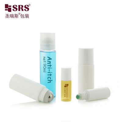 주문 PET30-90ML 304 SUS 공과 함께 병에 투명한 플라스틱 PET 롤 온라인 제조