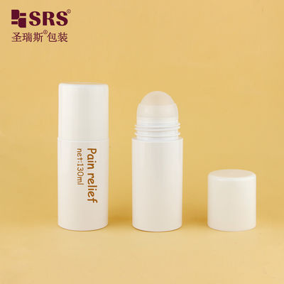comprar PET43-130ML Botão de plástico PET branco e redondo eco-friendly vazio com bola grande para massagem Fabricação em linha