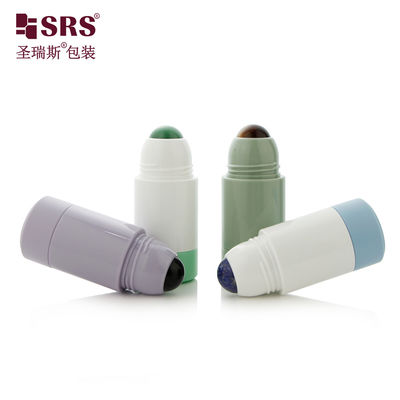 satın al 50ml Boş Tekrar Kullanılabilir PP PCR Plastik Rol Şişesi Kozmetik ve İlaç Ambalajı İçin Gemstone Topla Çevrimiçi üretim