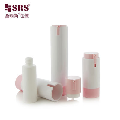 주문 Refillable Airless Pump Bottle 15ml 30ml 50ml AS+PP Cosmetic Container 온라인 제조