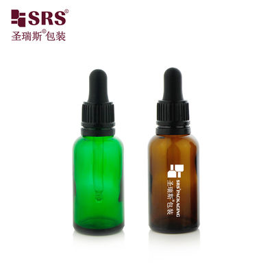 Beli 5ml 10ml 15ml 20ml 30ml 50ml 100ml botol dropper kaca untuk minyak esensial perawatan kulit dengan bukti tamper pembuatan online