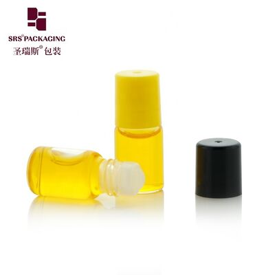 comprare Flacone roll-on per profumo vuoto trasparente 1ml 2ml 3ml 5ml Flacone roll-on in vetro Campione Roller Ball Tappo in plastica PP Sfera in plastica fabbricazione online