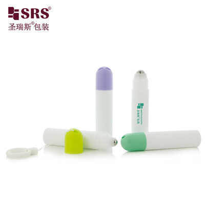 Buy Wholesale 20ml Empty Plastic Roll‑on Vial Round Cover Steel Ball Bottle For Fabric Stain Remover Liquid online manufacture