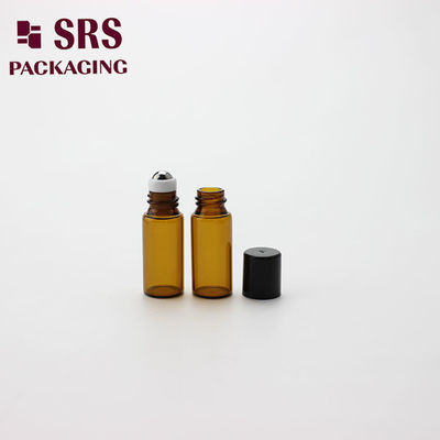 comprar Frasco de rolo de vidro âmbar mini vazio para perfume por atacado SRS de 3ml Fabricação em linha