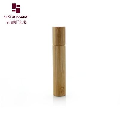Comprar 8ml Frasco Rolo Natural de Bambu com Revestimento Interno de Vidro e Esfera de Aço Inoxidável Embalagem Personalizada com Logotipo para Cosméticos e Óleos Essenciais Fabricação em linha