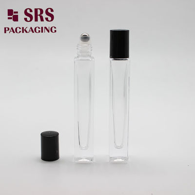 comprare SRS cosmetica a forma quadrata, colore chiaro, parete spessa 10 ml rotolo di vetro su bottiglia fabbricazione online