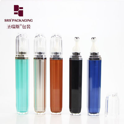 ซื้อ SRS Luxury Empty Mini Acrylic Cosmetic Roller Bottle 15ml สําหรับครีมตา การผลิตออนไลน์