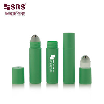 RPPF-20ML Empty PP PCR Metal Roller Bottle Sea Green Colored For Deodorant
