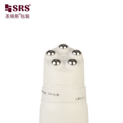 Big 5 Roller Ball Tube Clear Plastic Cover Cap D40mm For Foot Massage Packaging