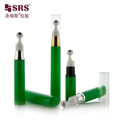 5ml 10ml 12ml 15ml Plastic Airless Roll On Bottle Eye Serum Cosmetic Packaging