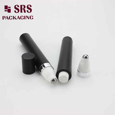SRS 15ml krim mata hitam matte hitam roll press airless pada botol