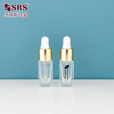 D97-4ml Black Silkscreen Logo Customized Essential Oil Glass Dropper Bottle per la distribuzione di precisione