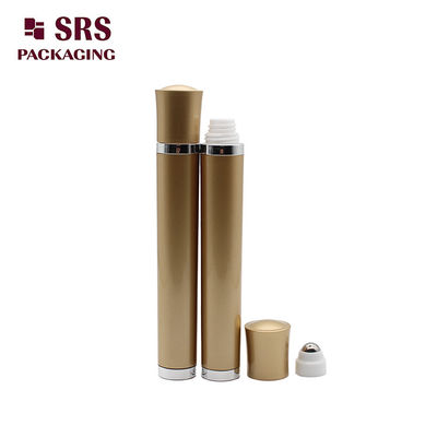 SRS Plastic Gold Color Vibrating Roller Ball Bottle 10 ml na krem do oczu