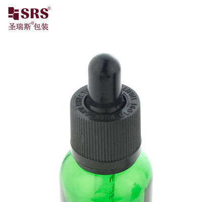 Hot Selling Glass Dropper Bottle for Skincare Essential Oil with Press Screw Tamper Evident
