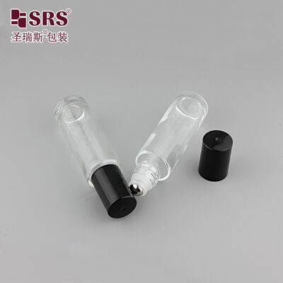 Portable Glass Roller Ball Bottles Featuring Durable Caps Perfect for Aromatherapy Oils Perfumes and Personal Care Items