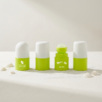30ml Fresh Green Matte PP Roll On Bottle Empty Roller Vial For Insect Repellent Cosmetic Packaging