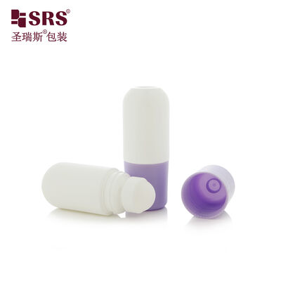 Custom 50ML Large Plastic Roller Ball Bottle Refillable Empty Roll‑on Packaging Bottle
