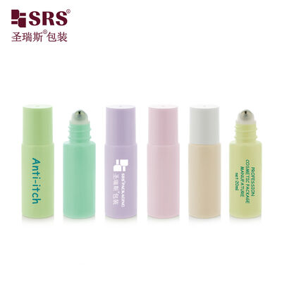 PET Roll On Bottle With 18mm Neck, Empty PET Cosmetic Roller Bottle