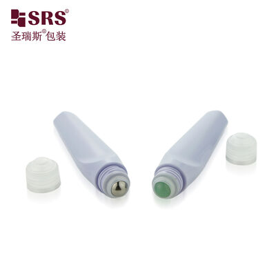SRS8444-12ml Eco-friendly Roller Bottle Metal Ball Roll-on Cosmetic Packaging For Eye Care Serum