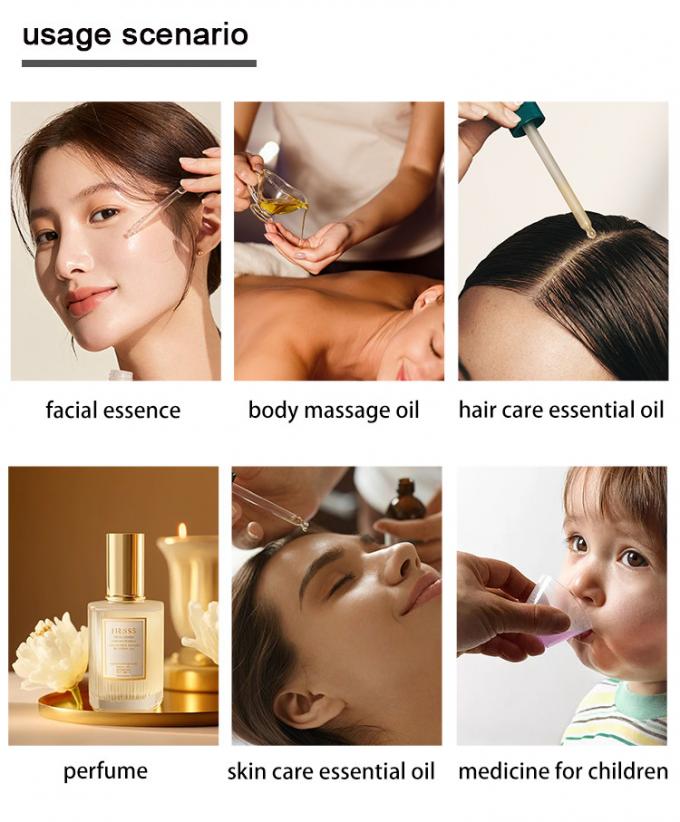 D002-100ml Round Glass Empty Dropper Bottles Leak Proof for Essential Oil 2